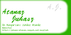atanaz juhasz business card