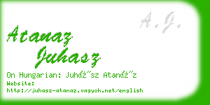 atanaz juhasz business card